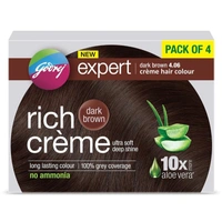 Godrej Hair Colour Dark Brown - 4×20ml