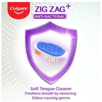 Colgate Zig Zag Anti-Bacterial Toothbrush - 6 N