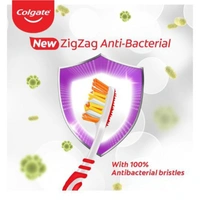 Colgate Zig Zag Anti-Bacterial Toothbrush - 6 N
