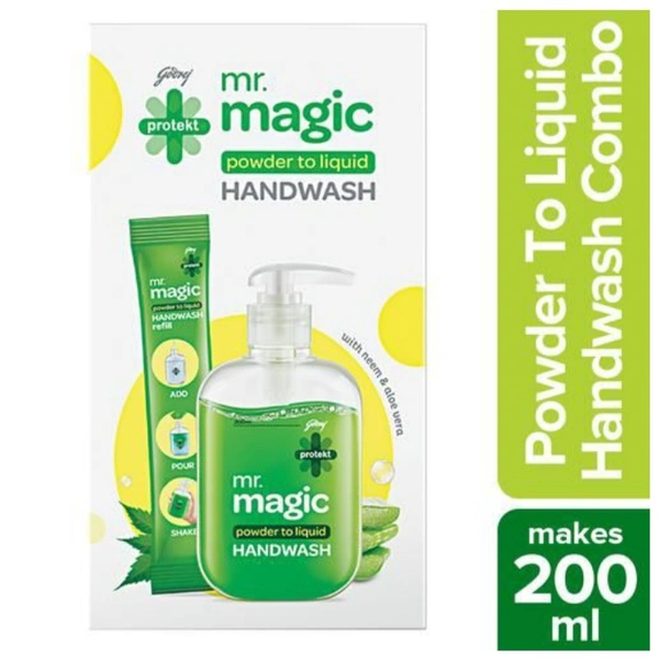 Godrej Magic Handwash - 9gm + 1Empty Bottle, 07/2024