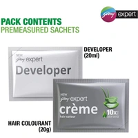 Godrej Hair Colour Black Brown - 4×20ml