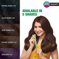 Godrej Hair Colour Black Brown - 4×20ml