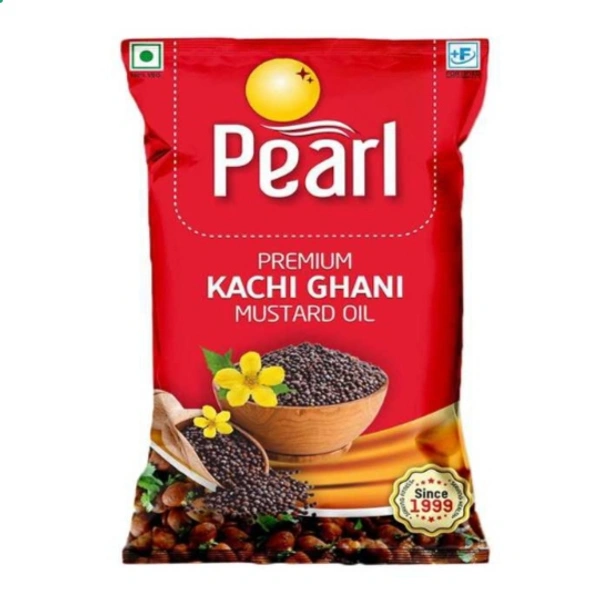 Pearl Kachi Ghani Mustered Oil - 1L