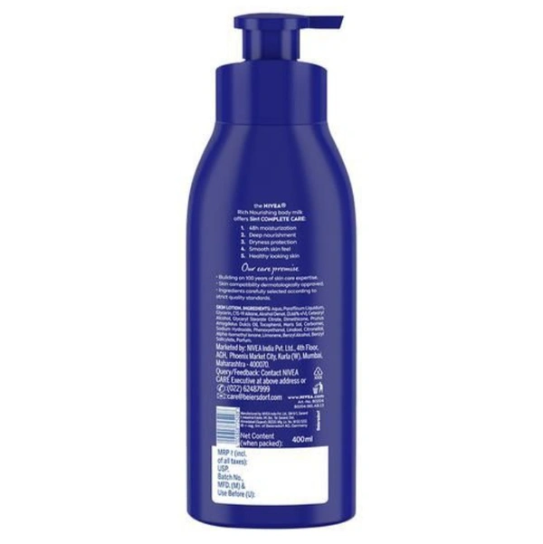 Nivea Nourishing Lotiin Body Milk - 400ml