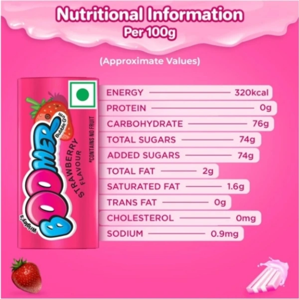 Boomer Strawberry Flavour - 230+10N Free