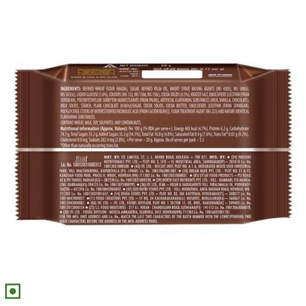 Sunfeast Bounce Choco Creme - 64g