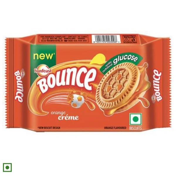 Sunfeast Bounce Orange Creme - 6×64g