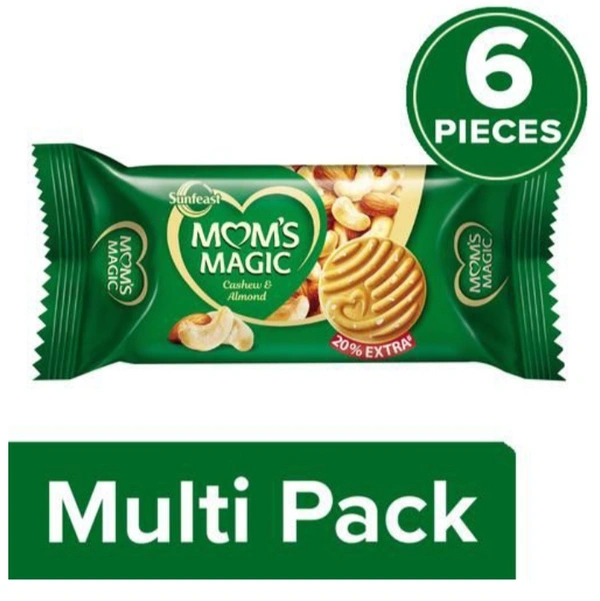 Sunfeast Mom's Magic Cashew & Almond - 6×58.4g