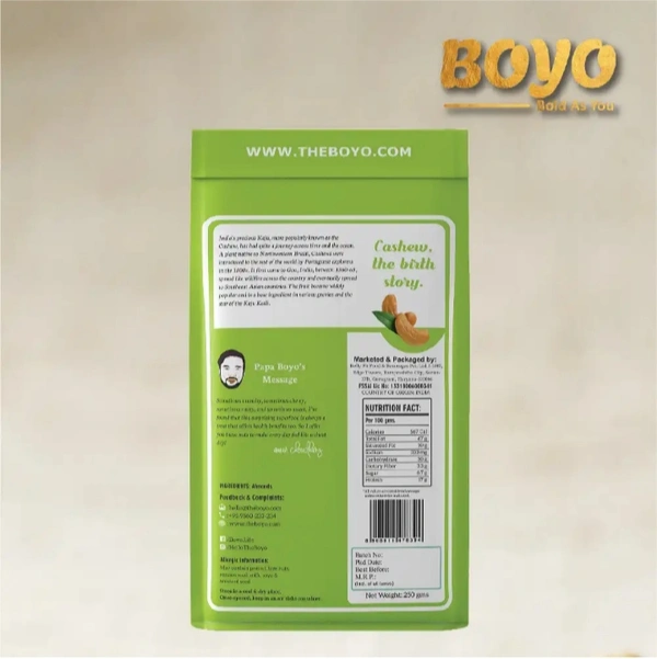 Boyo Cashew Premium Whole Nut - 250g