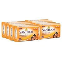 Santoor Sandal & Turmeric Bath Soap - 8×125g