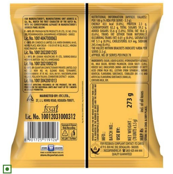Candyman Choco Double Eclairs - 78U×3.5g