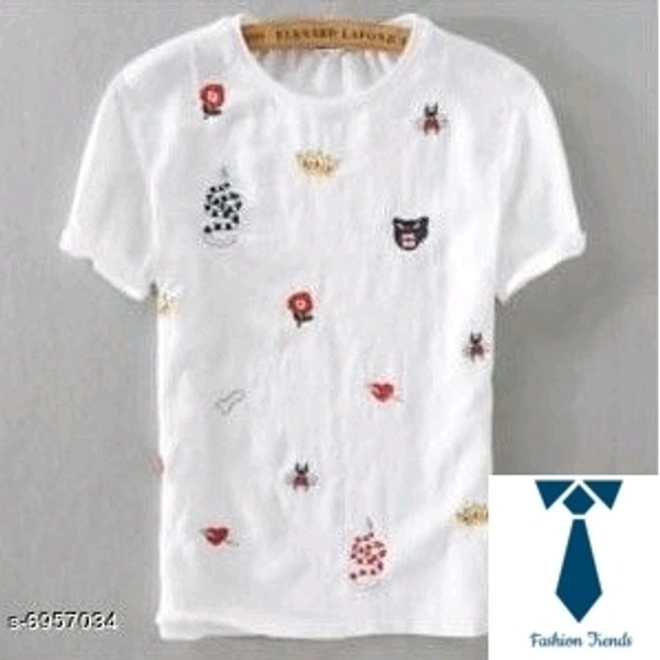 White Printed Tshirts 