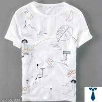 White Printed Tshirts 