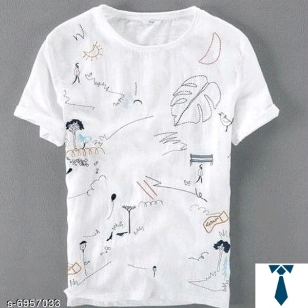White Printed Tshirts 