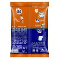 Surf Excel Quick Wash Detergent Powder 3 kg + 1 kg Free - 4 Kg (Buy 3 Kg Get 1 Kg Free)