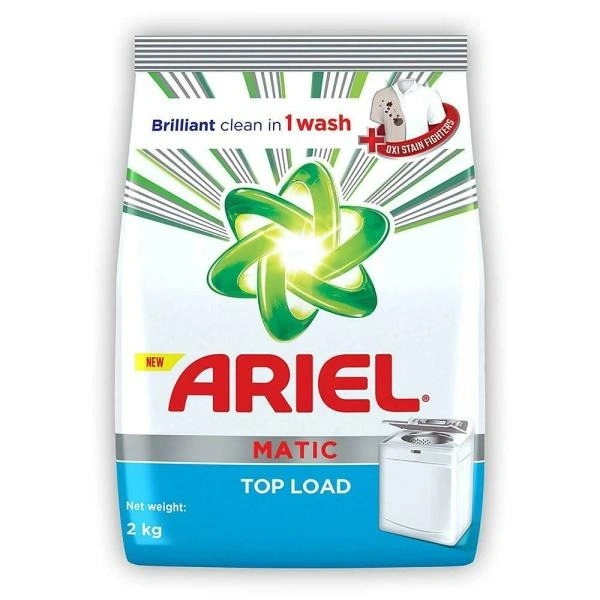 Ariel Matic Top Load Detergent Washing Powder : 2 kgs - 2 KGS