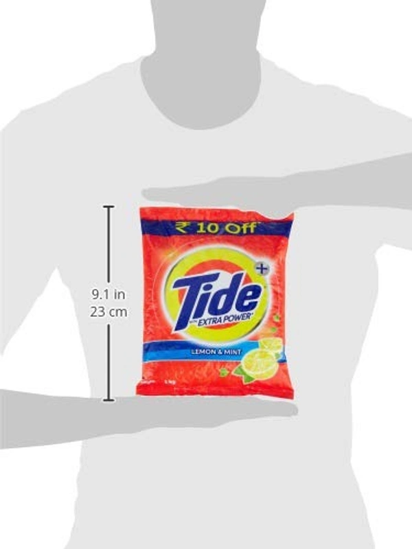 Tide Plus Detergent Powder - Lemon & Mint : 1 kg - 1 KG
