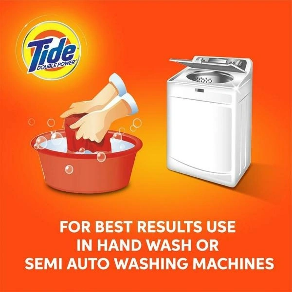 Tide Plus Lemon & Mint Detergent Powder : 500 gms - 500 GMS