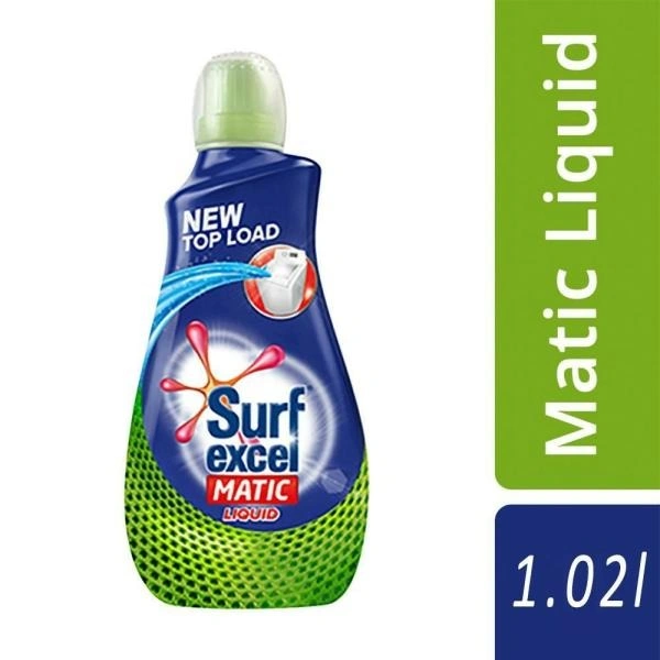SURF Surf Excel Matic Liquid Detergent Top Load : 1 Litre - 1.02 LITRES