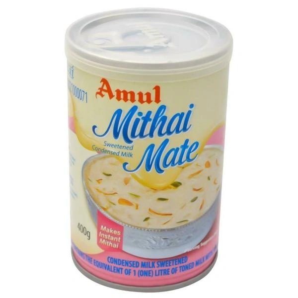 Amul Mithai Mate Sweetened Condensed Milk : 400 gms - 400 GMS