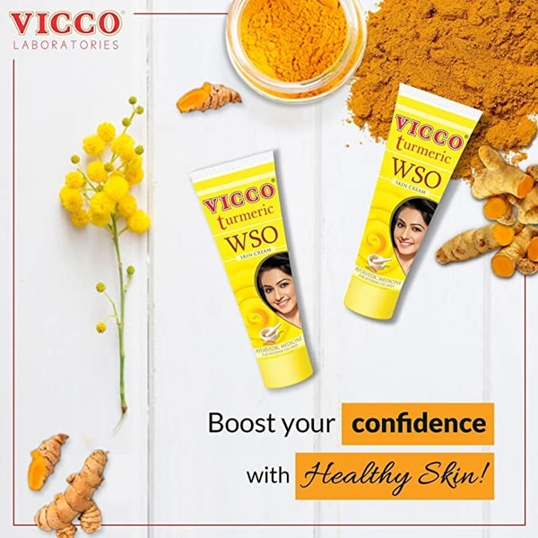 Vicco Turmeric WSO Skin Cream : 60 gms - 60 gms