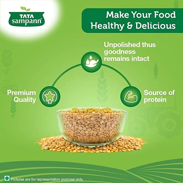 Tata Sampann Toor Dal (కంది పప్పు): 1 kg - 1 kg