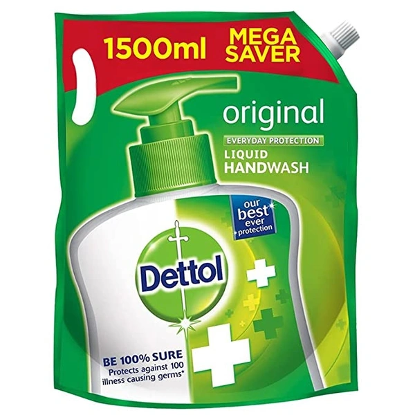 Dettol Liquid Handwash Refill - Original : 1500 ml - 1500 ML