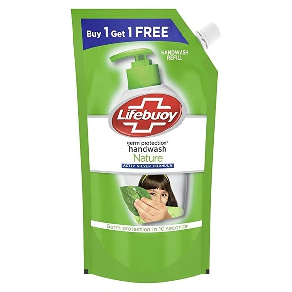 Lifebuoy Nature Germ Protection Handwash Refill : 750 ml - 750 ML