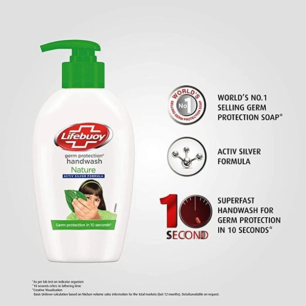 Lifebuoy Nature Germ Protection Handwash Refill : 750 ml - 750 ML