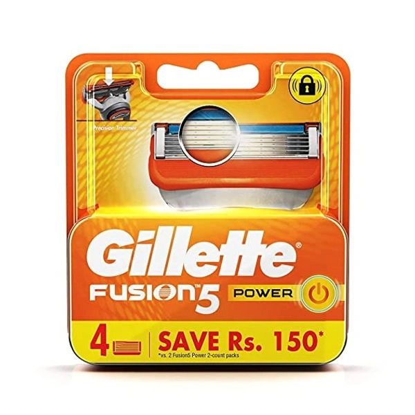 Gillette Fusion Power - 4 Cartridges - 4 UNITS
