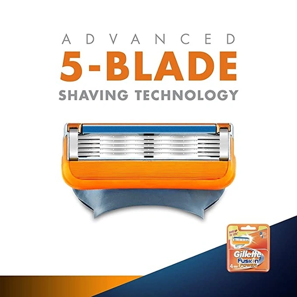 Gillette Fusion Power - 4 Cartridges - 4 UNITS