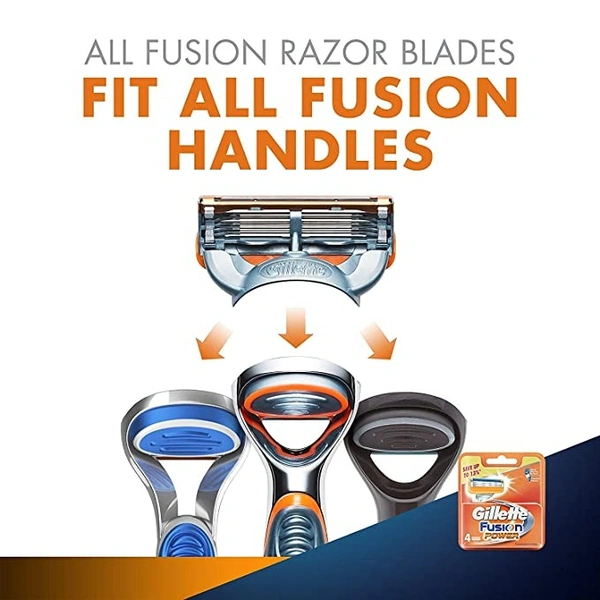 Gillette Fusion Power - 4 Cartridges - 4 UNITS