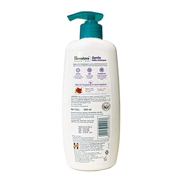 Himalaya Gentle Baby Shampoo : 400 ml - 400 ML, 1 UNIT