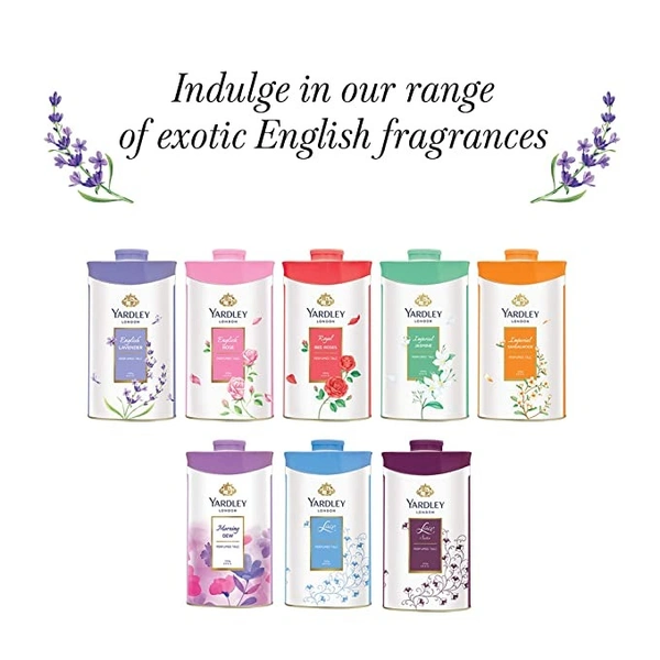 Yardley London English Lavender Perfumed Talc 100 gms - 100 GMS, English Lavender