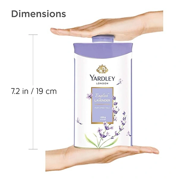 Yardley London English Lavender Perfumed Talc 100 gms - 100 GMS, English Lavender
