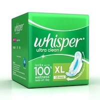 Whisper Ultra Nights XL Wings Pads : 15 Units - XL, 15 COUNTS