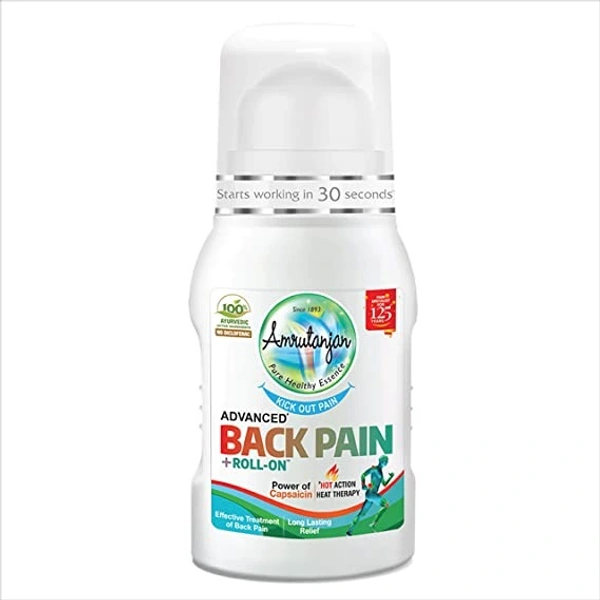 Amrutanjan Back Pain Roll On : 50 ml - 50 ML
