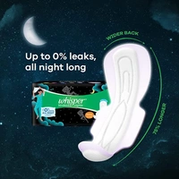 Whisper Nights XXXL Pads : 10 U - XXXL, 10 count