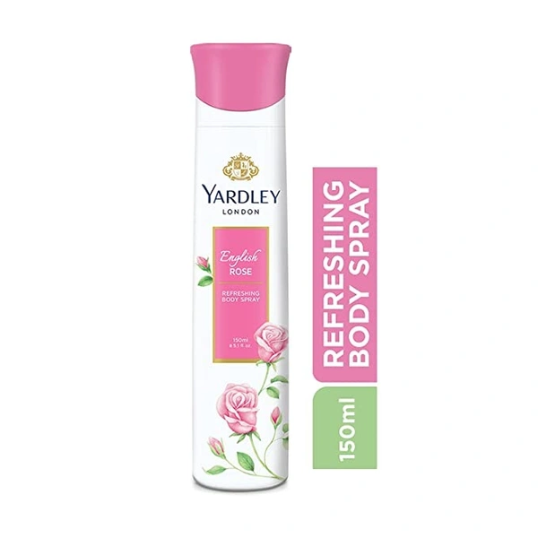 Yardley English Rose Body Spray : 150 ml - 150 ML, 140 Grams, 1 UNIT