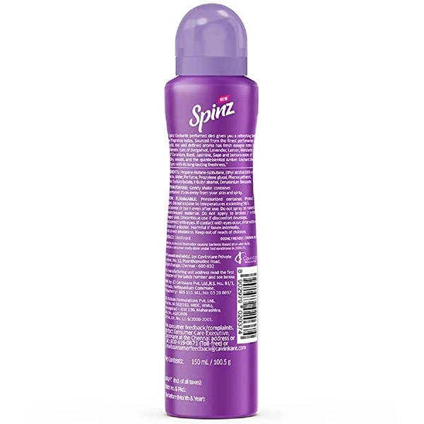 Spinz Enchante Perfumed Deodorant Body Spray : 150 ml - 150 ML