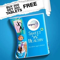 Wipro Sweet N Healthy Sucralose Sweetener : 300 Tablets - 300 Tablets