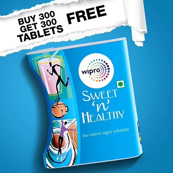 Wipro Sweet N Healthy Sucralose Sweetener : 300 Tablets - 300 Tablets