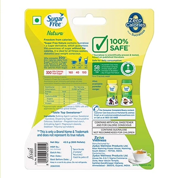 Sugar Free Natura Pellets : 500 Pellets - 500 Pellets