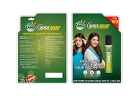 Zandu Quick Relief Roll-On for Headache : 9 ml - 9 ML