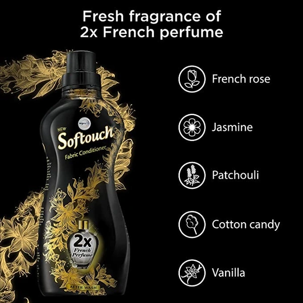 Wipro Softouch French Perfume Fabric Conditioner : 800 ml - 800 ML, French Perfume