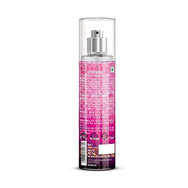 Layer'r Wottagirl Pink Angel Body Spray : 135 ml - 135 ML, PINK ANGEL