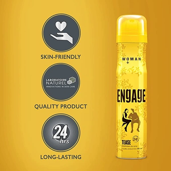 Engage Tease Women Deodorant : 150 ml - 150 ML, PACK OF 1
