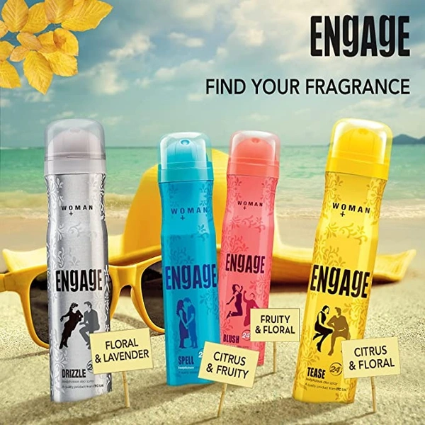 Engage Tease Women Deodorant : 150 ml - 150 ML, PACK OF 1