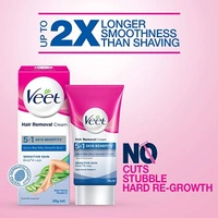 Veet Hair Removal Cream - Sensitive Skin : 30 gms - 30 GMS, Sensitive Skin