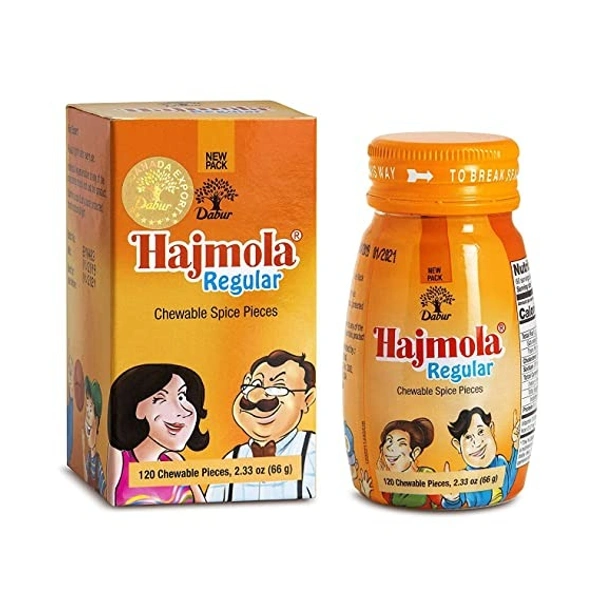Dabur Hajmola Regular : 120 Tablets - 120 Tablets (PACK OF 1), Regular